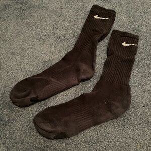 3-Pack of Black Dri-Fit Nike Cotton Athletic Socks